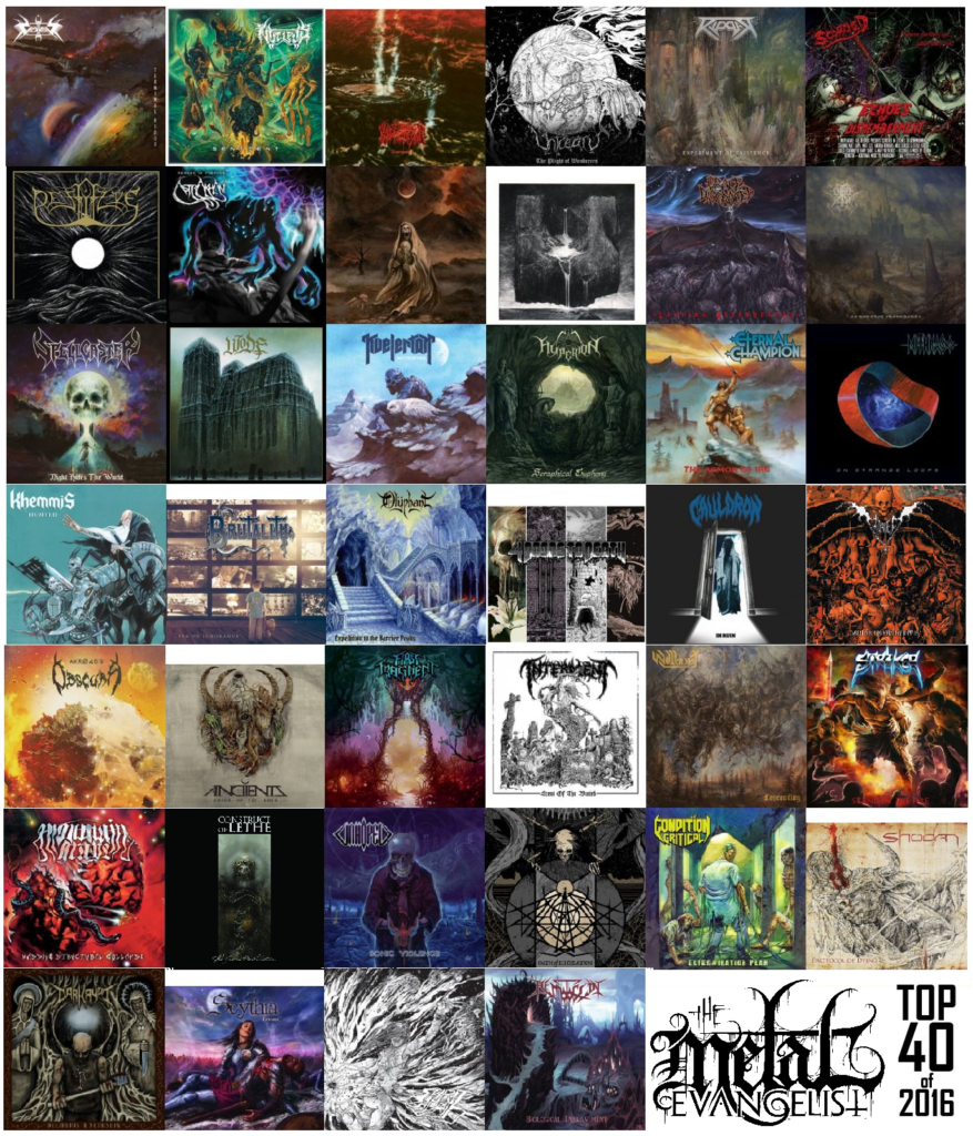 The Metal Evangelist - Top 40 Metal Albums of 2016 - MoshPitNation